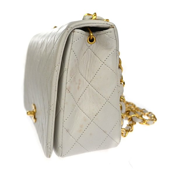 CHANEL CC Logo Matelasse 23 Chain Shoulder Bag Leather WE GHW Vintage - Picture 2 of 16